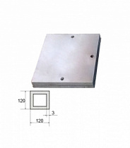 Закладная пластина 120х120х3 мм