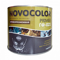 Грунтовка Novocolor ГФ-021 красно-коричневый (1,9 кг)